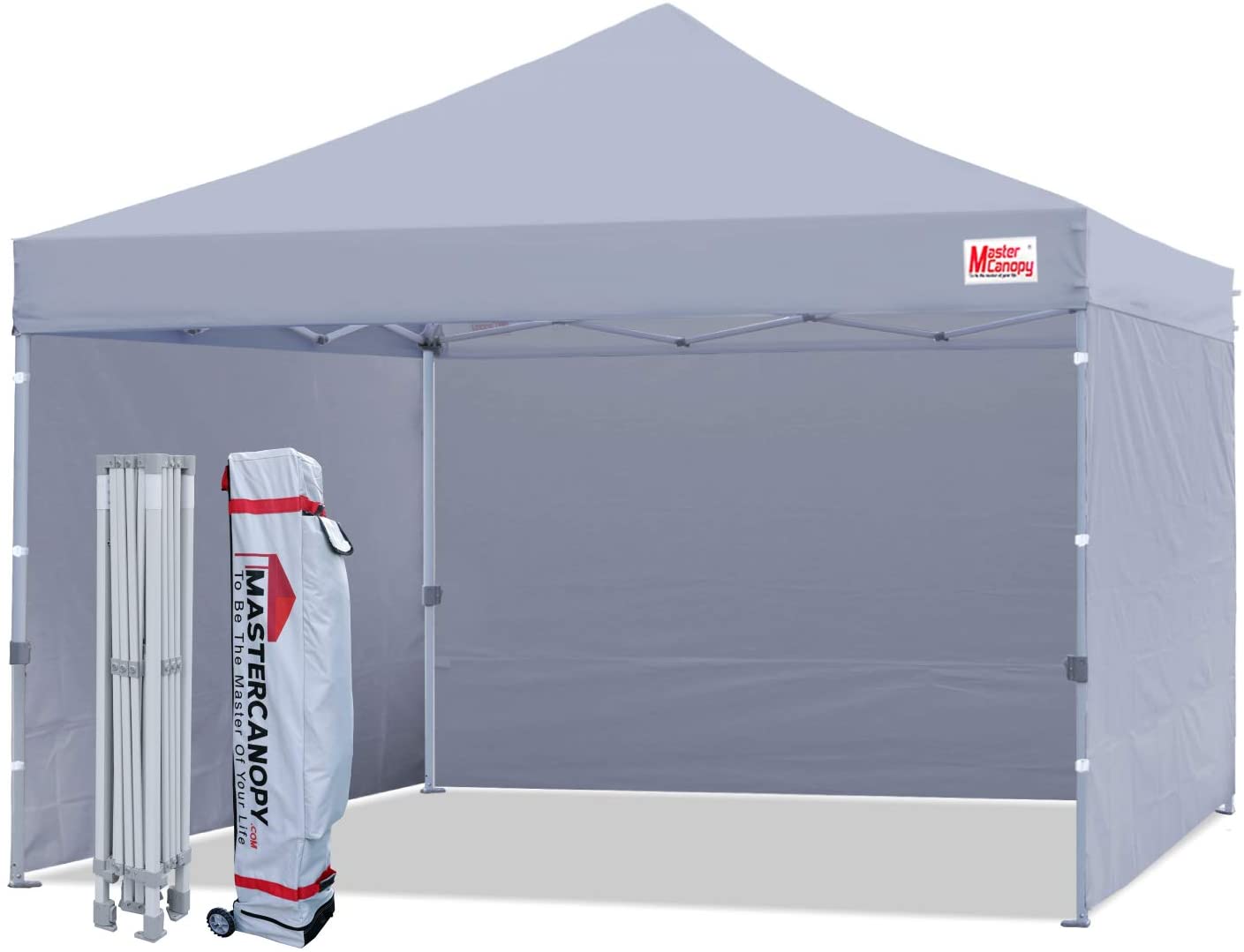 MASTERCANOPY Ez Pop-up Canopy Tent With Removable Sidewalls