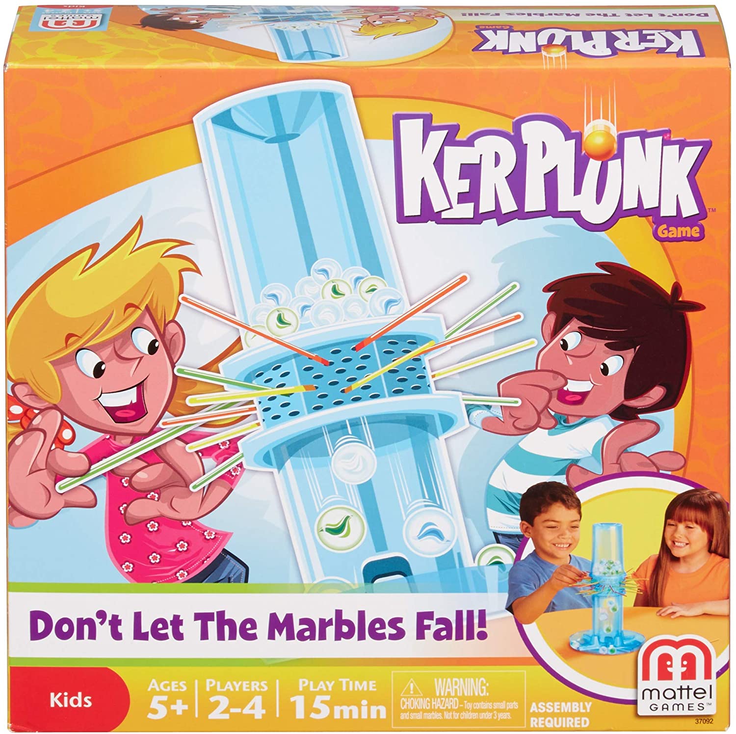 Mattel Kerplunk Lattice Board Game For 5-Year-Olds