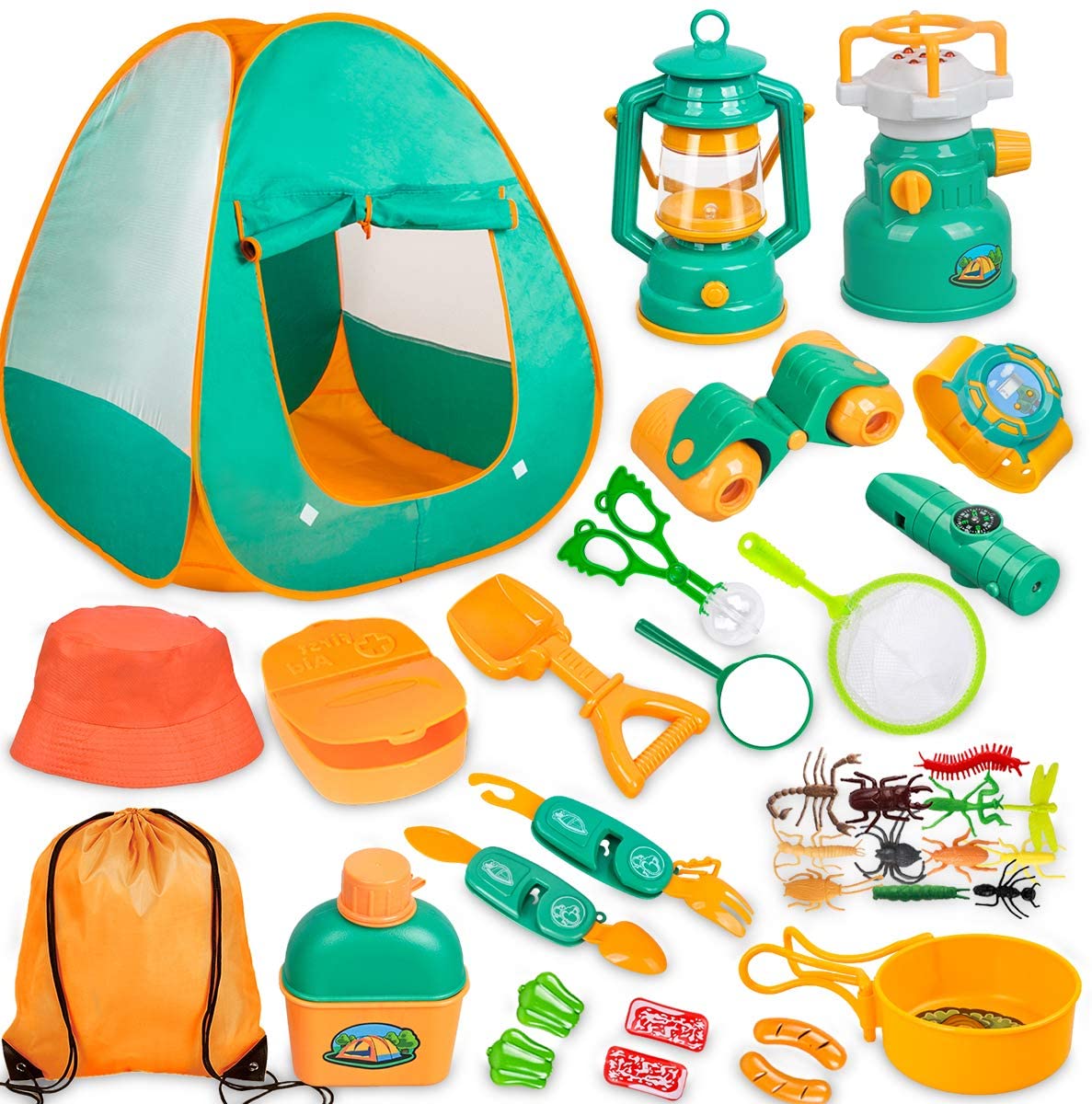 Meland Kids Outdoor Camping Gear Set, 24-Piece