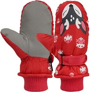 Miaowoof Kids’ Easy-On Wrap Thinsulate Mittens