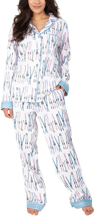 Munki Munki Front Pocket Flannel Pajamas For Women