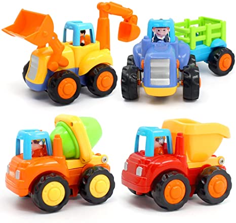 ORWINE Construction Vehicles Gift For 2-Year-Old Boys