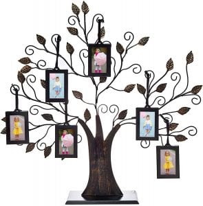 Philip Whitney Metal Family Tree Picture Frame Gift For Mother-In-Laws