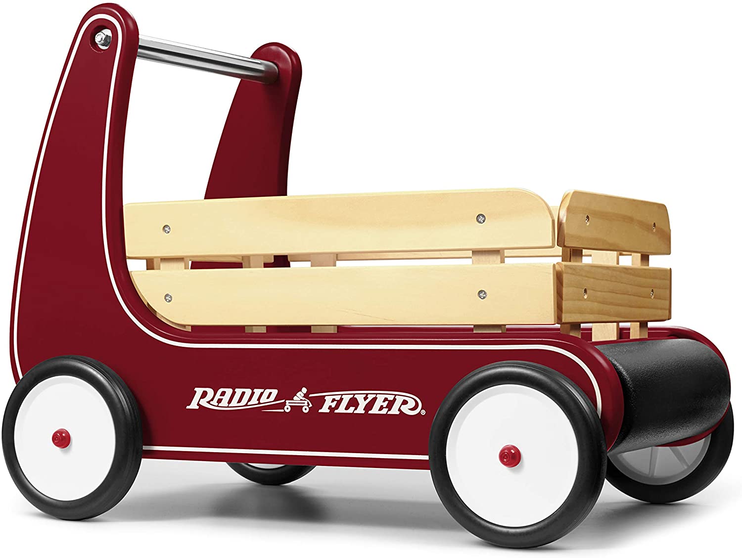 Radio Flyer All-Natural Wood Sit-To-Stand Toy Wagon