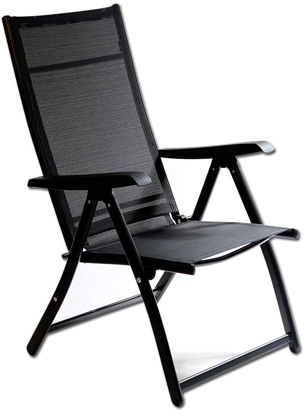 TechCare Mesh Gliding Outdoor Folding Chair