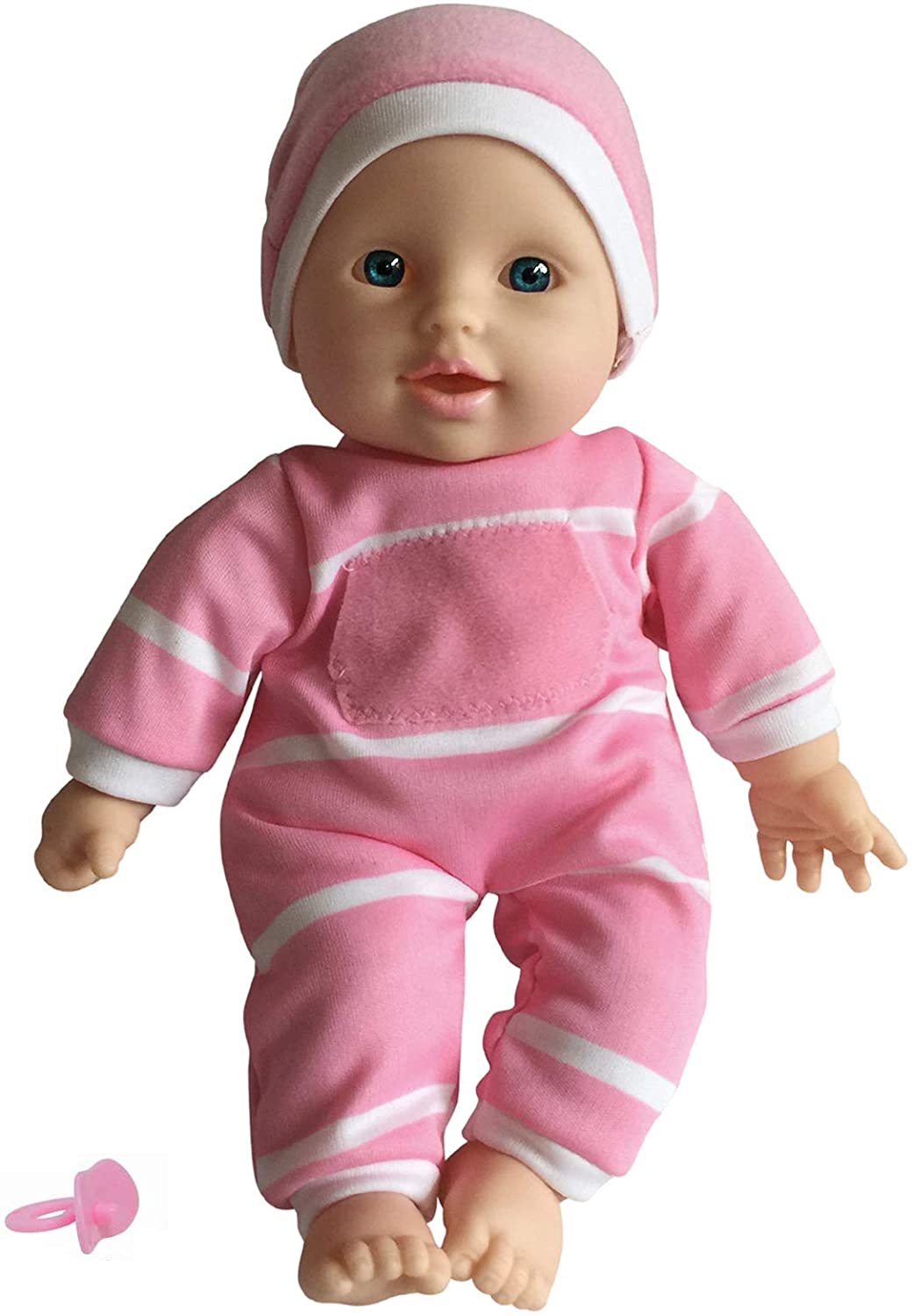The New York Doll Collection Vinyl Baby Doll For 3-Year-Old Girls, 11-Inch