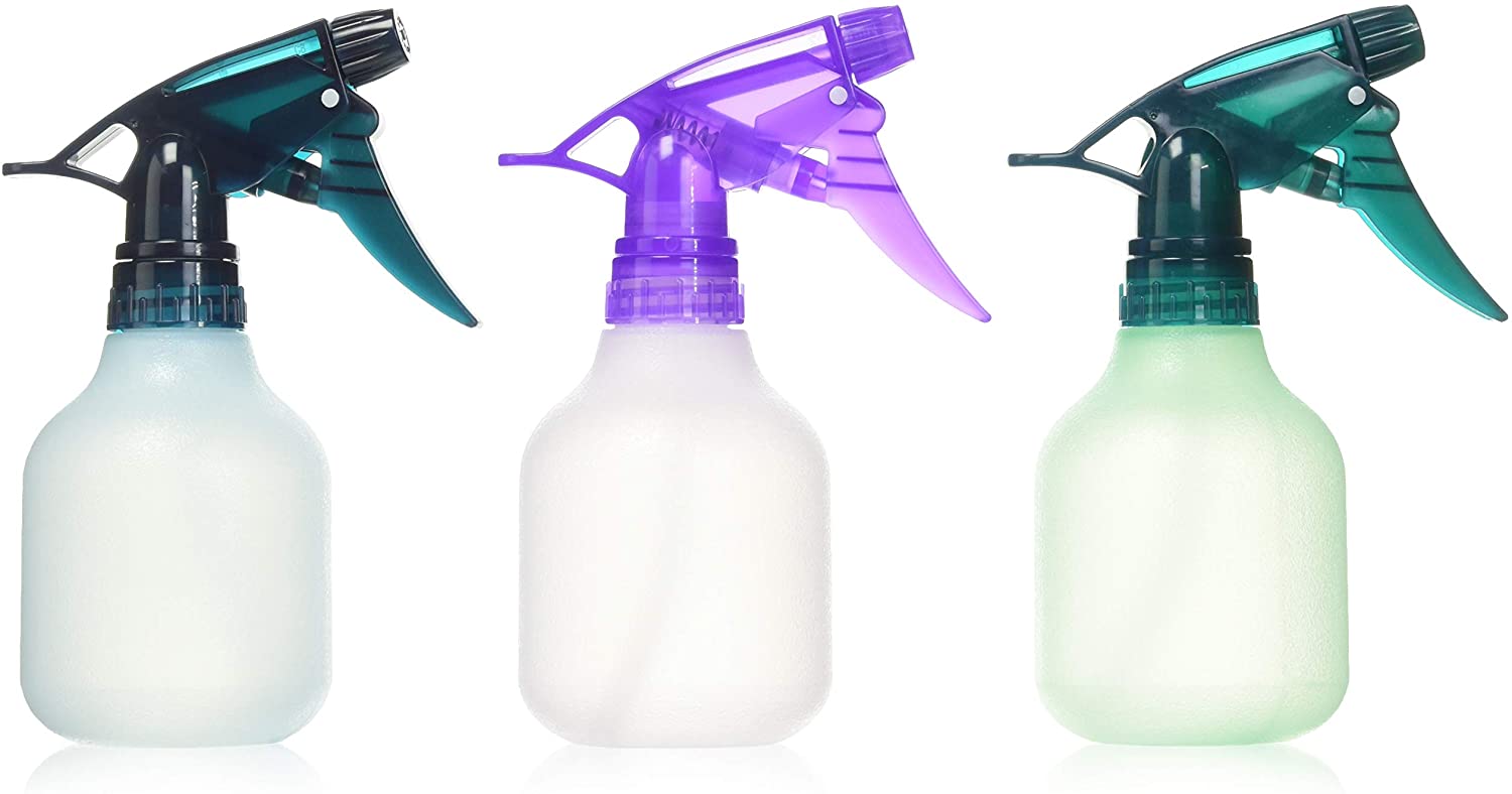 Tolco Mini Frosted Spray Bottles, 3-Pack