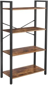 VASAGLE Open Storage Bookcase For Home Office