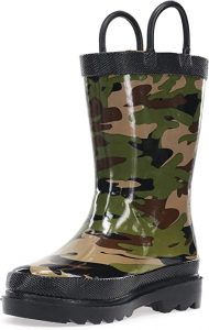 Western Chief Boys’ Cotton Lined Removable Insole Rain Boot