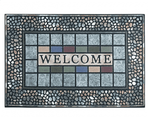 CHICHIC Dirt Trapping Decorative Welcome Mat