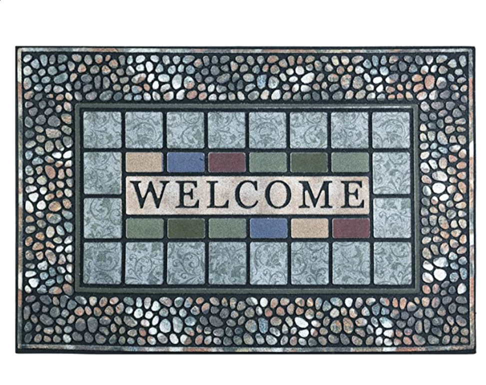 CHICHIC Dirt Trapping Decorative Welcome Mat