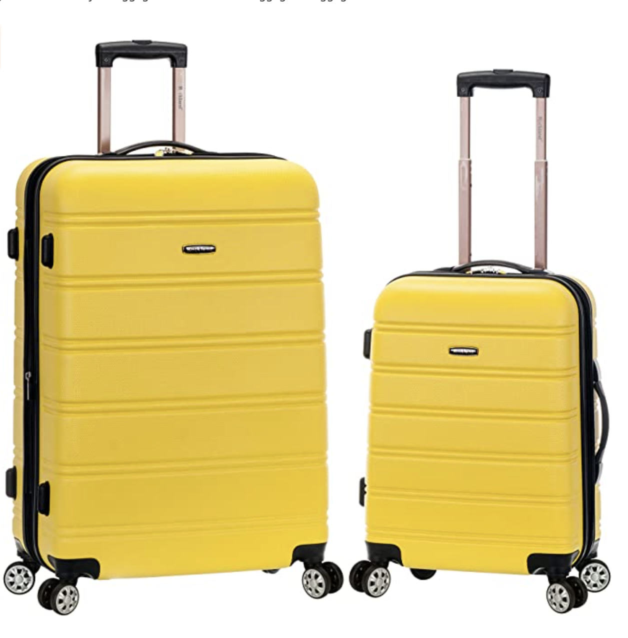 Rockland Melbourne Lightweight Hard Shell Suitcase Set, 2-Piece