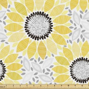 Ambesonne Polyester Outdoor Fabric By The Yard