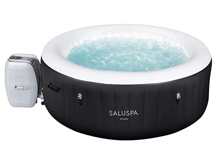 Bestway SaluSpa Miami Puncture-Resistant Inflatable Hot Tub, 4-Person