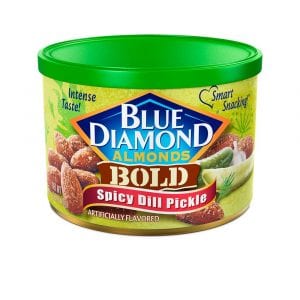 Blue Diamond Almonds Bold & Spicy Pickle Nuts, 6-Ounce