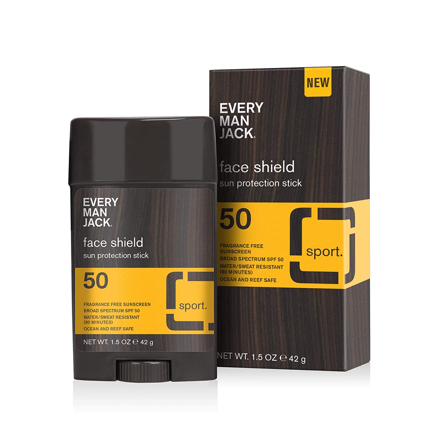 Every Man Jack Sport Sunscreen For Men’s Faces, SPF 50