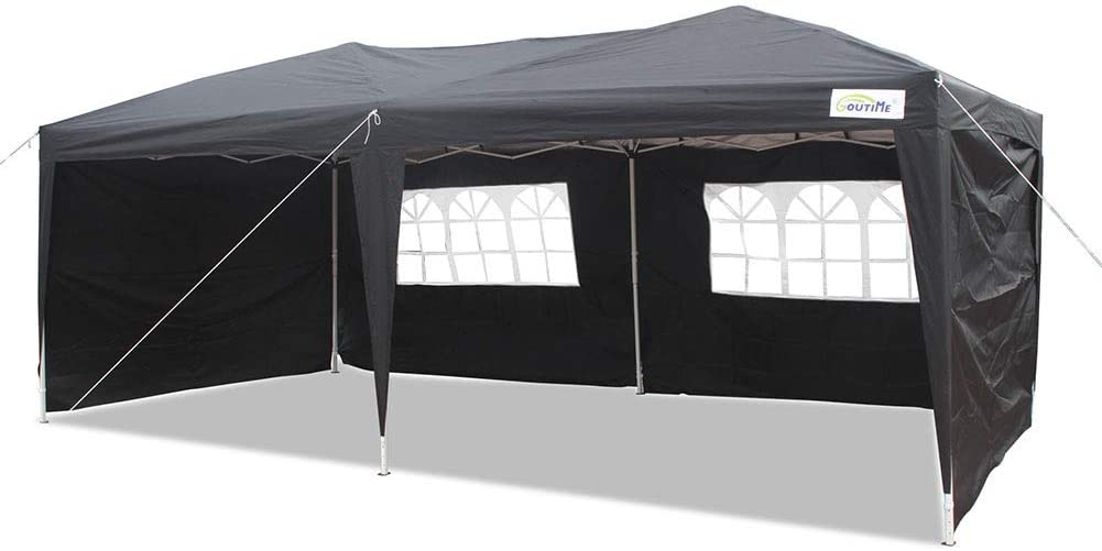 Goutime Waterproof Canopy Tent With Sidewalls