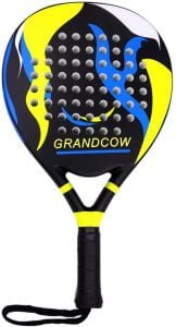 GRANDCOW Sweat Resistant Power Lite Pop Platform Paddle Tennis Racquet