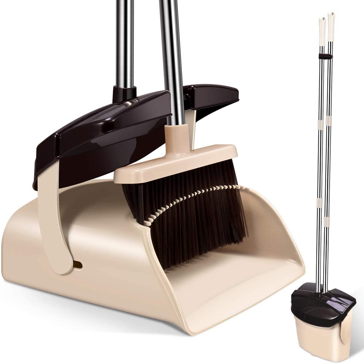 Mosuch Extendable Broom & Dustpan Set