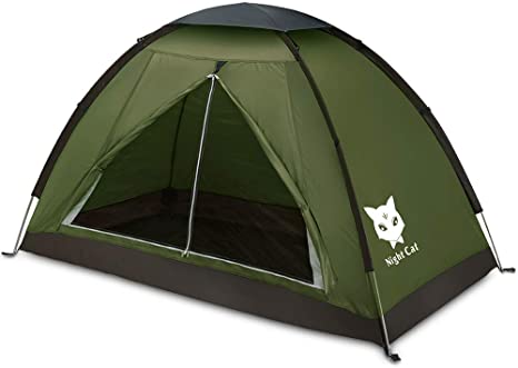 Night Cat Foldable Backpacking Tent, 1 & 2-Person