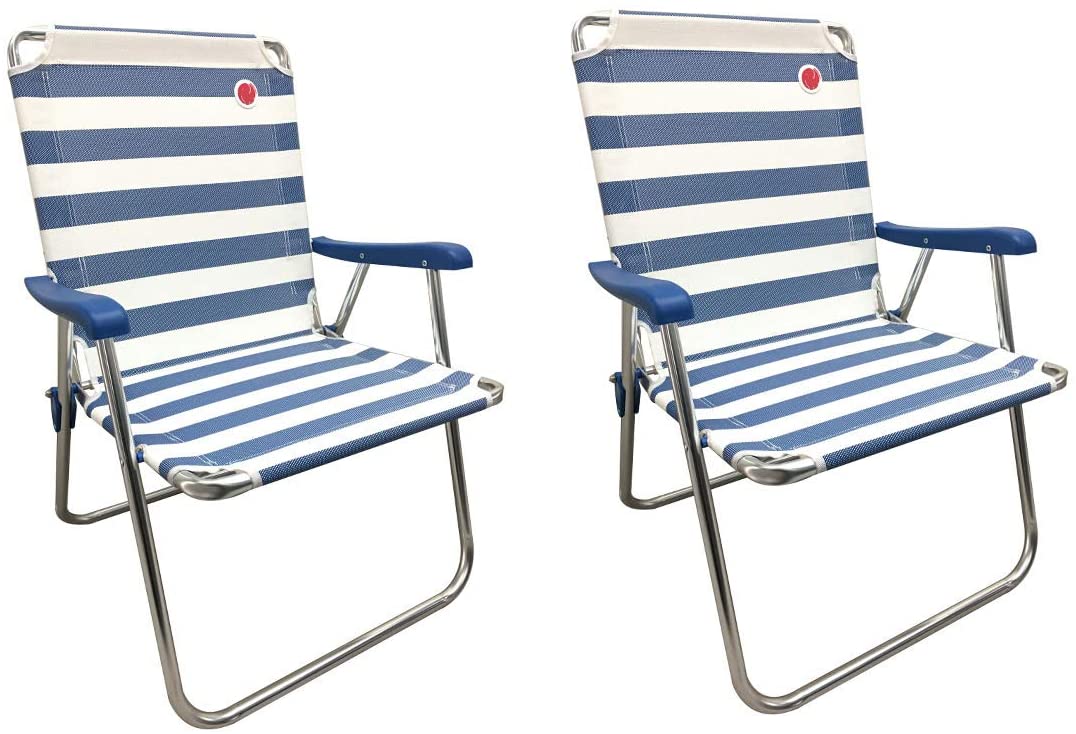 OmniCore Designs Fold & Go Waterproof Lawn Chairs, 2-Pack