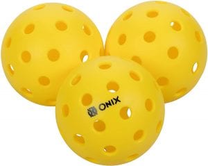 Onix Pure 2 Outdoor Pickleball Balls, 3-Pack