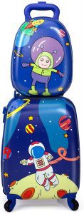 Sandinrayli Hardshell Spinner Luggage For Kids, 2-Piece