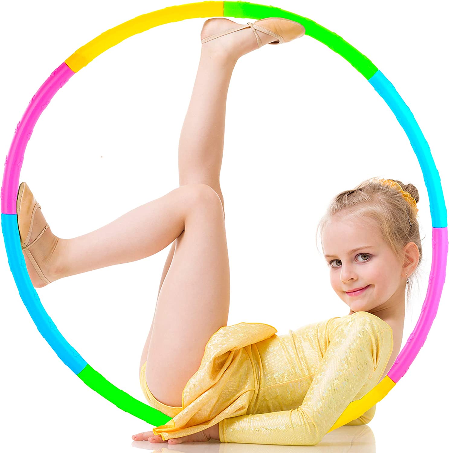 SIERLIKY Non-Toxic Segmented Kid’s Hula Hoop