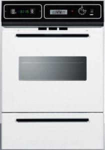 Summit WTM7212KW Electric Ignition Gas Wall Oven