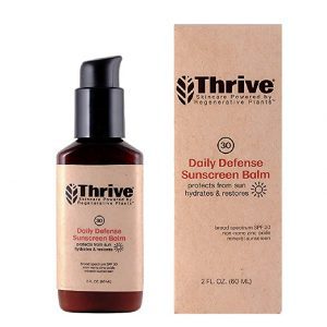 THRIVE Daily Defense Sunscreen For Men’s Faces, SPF 30