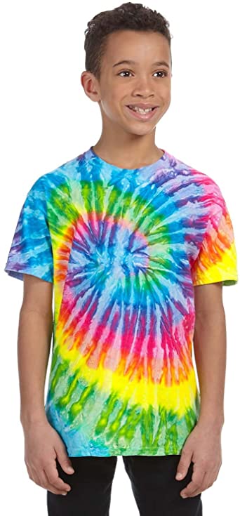 Tie-Dyed Cotton Tie Dye Shirt For Kids