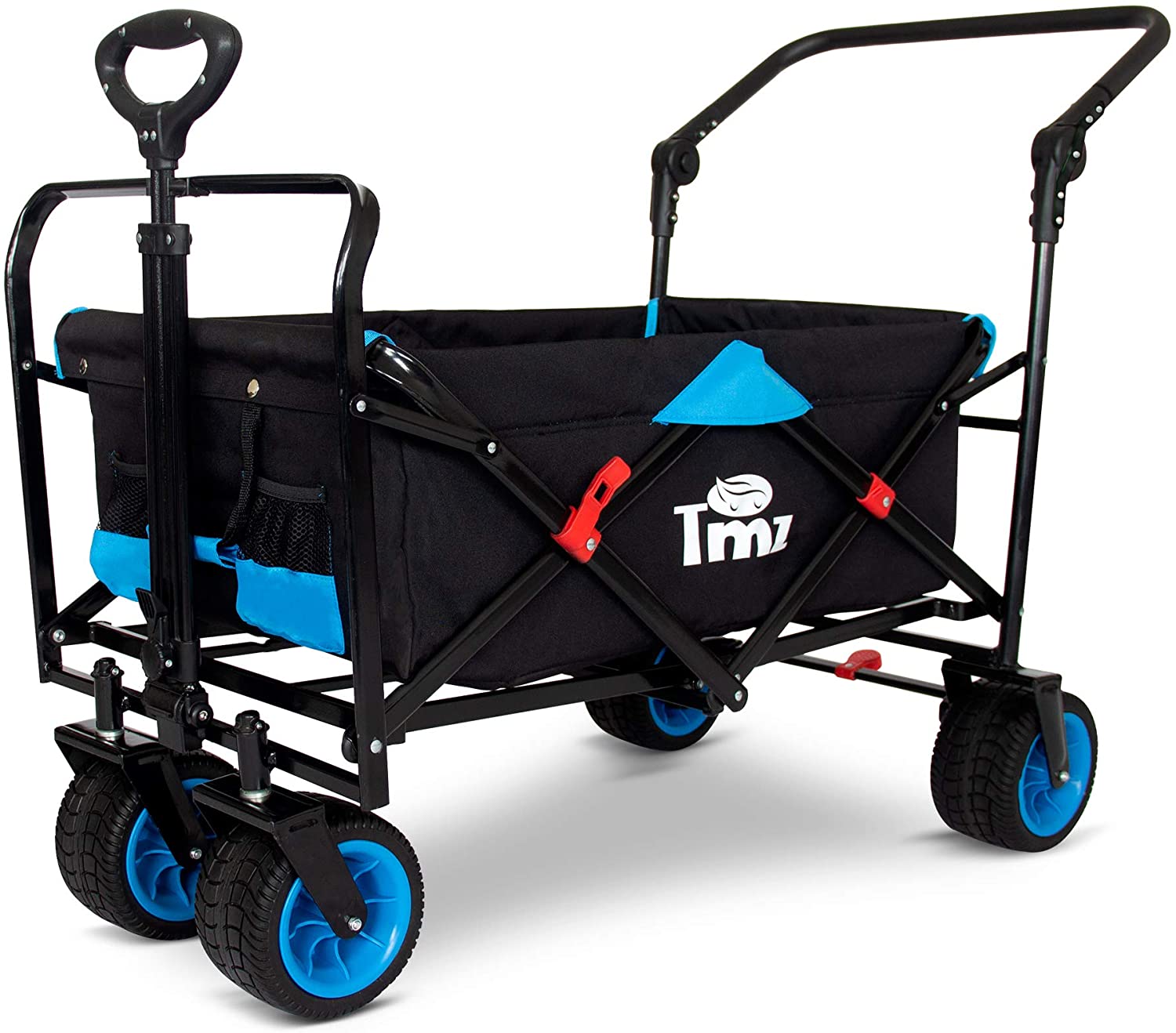 TMZ Extended Handle Heavy-Duty Beach Wagon