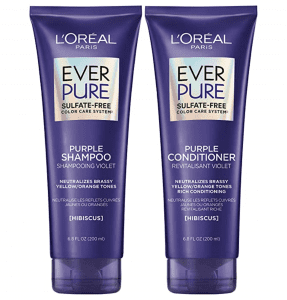 L’Oréal Paris Damaged Purple Shampoo For Blonde Hair Set, 6.8-Ounce