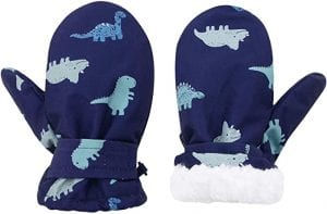 American Trends Acrylic Fleece Lined Mittens For Kids