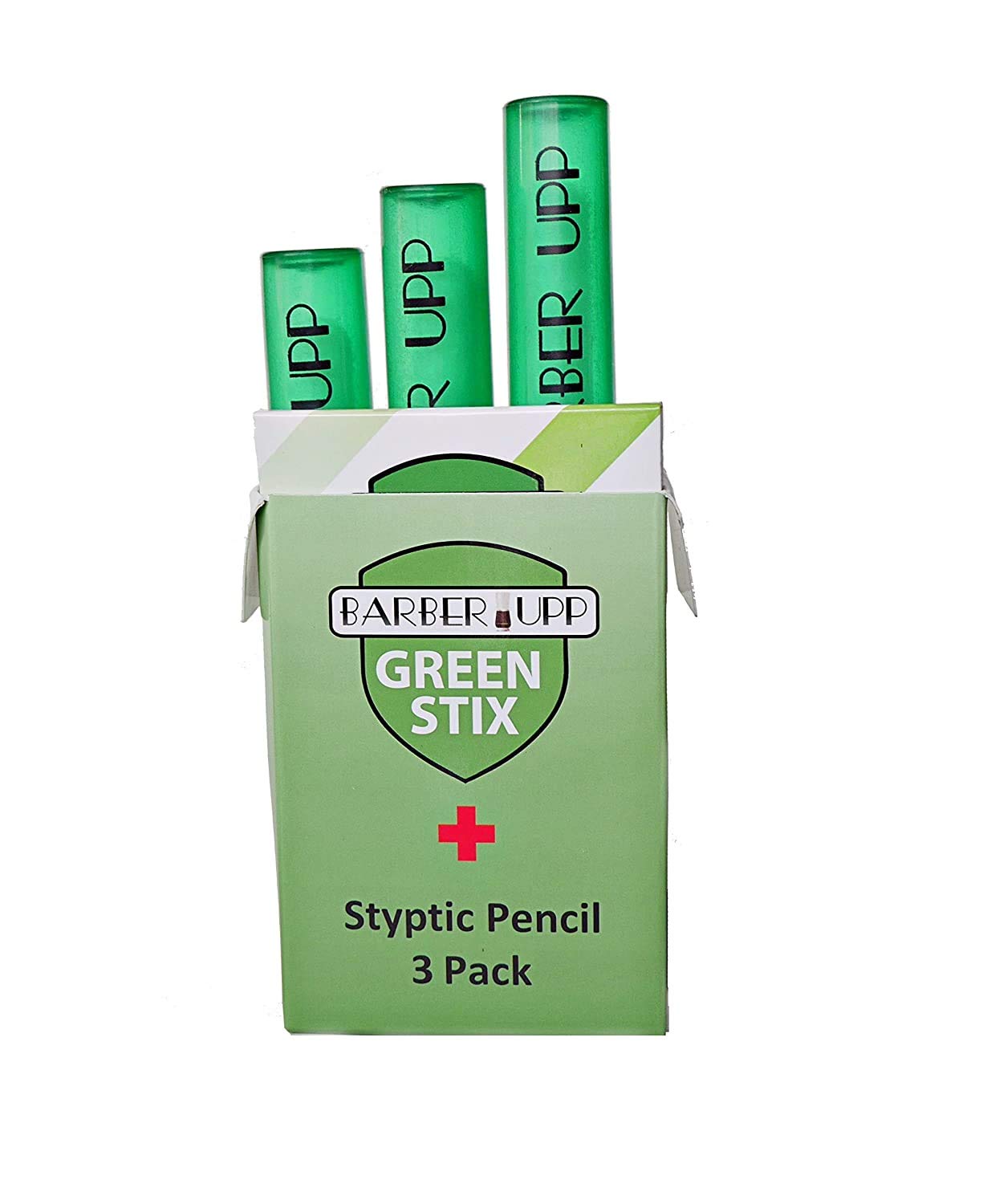 BarberUpp Green Stix + Styptic Pencil Set