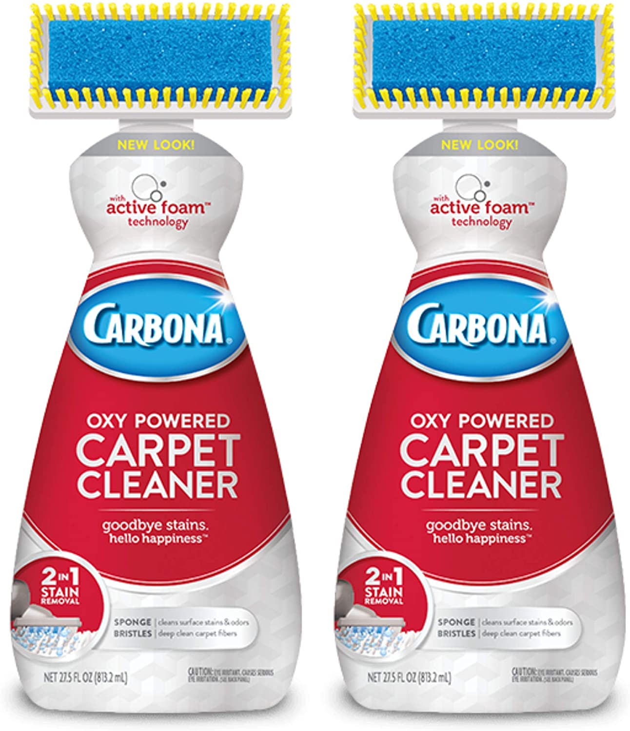 Carbona Oxy-Powered Foam Carpet Stain Remover, 2-Pack