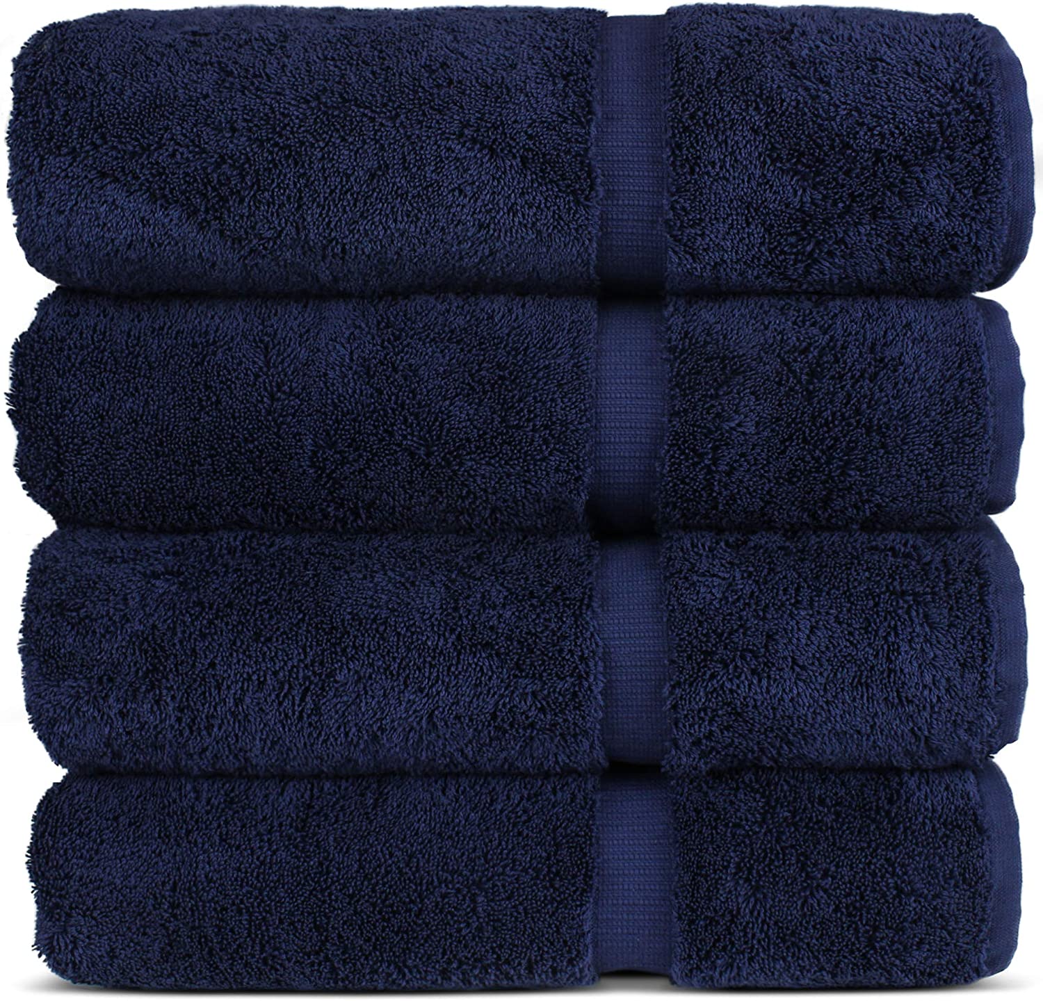 Chakir Turkish Linens Eco-Friendly Cotton Bath Towels, 4-Piece