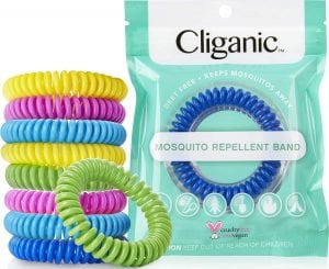 Cliganic Cruelty-Free Mosquito Repellent Bracelets, 10-Pack