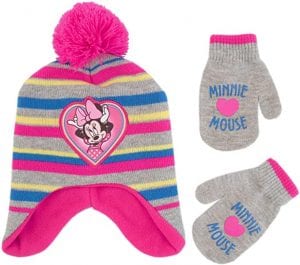 Disney Minnie Mouse Toddler Hat & Mitten Set