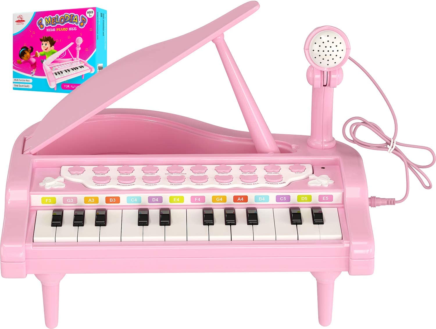 Emaas Portable Energy-Saving Toy Piano