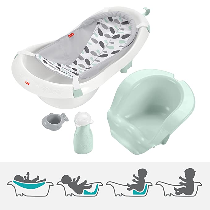 Fisher-Price Soft Mesh Supporting 4-In-1 Baby Bath Seat