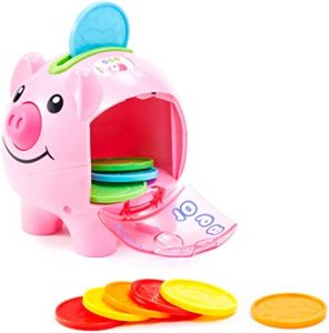 Fisher-Price Interactive Piggy Bank Toy For 6-Month-Old Girls