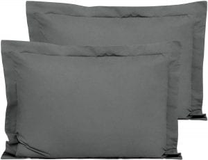 FLXXIE Stain & Wrinke Resistant Pillow Shams, 2-Pack