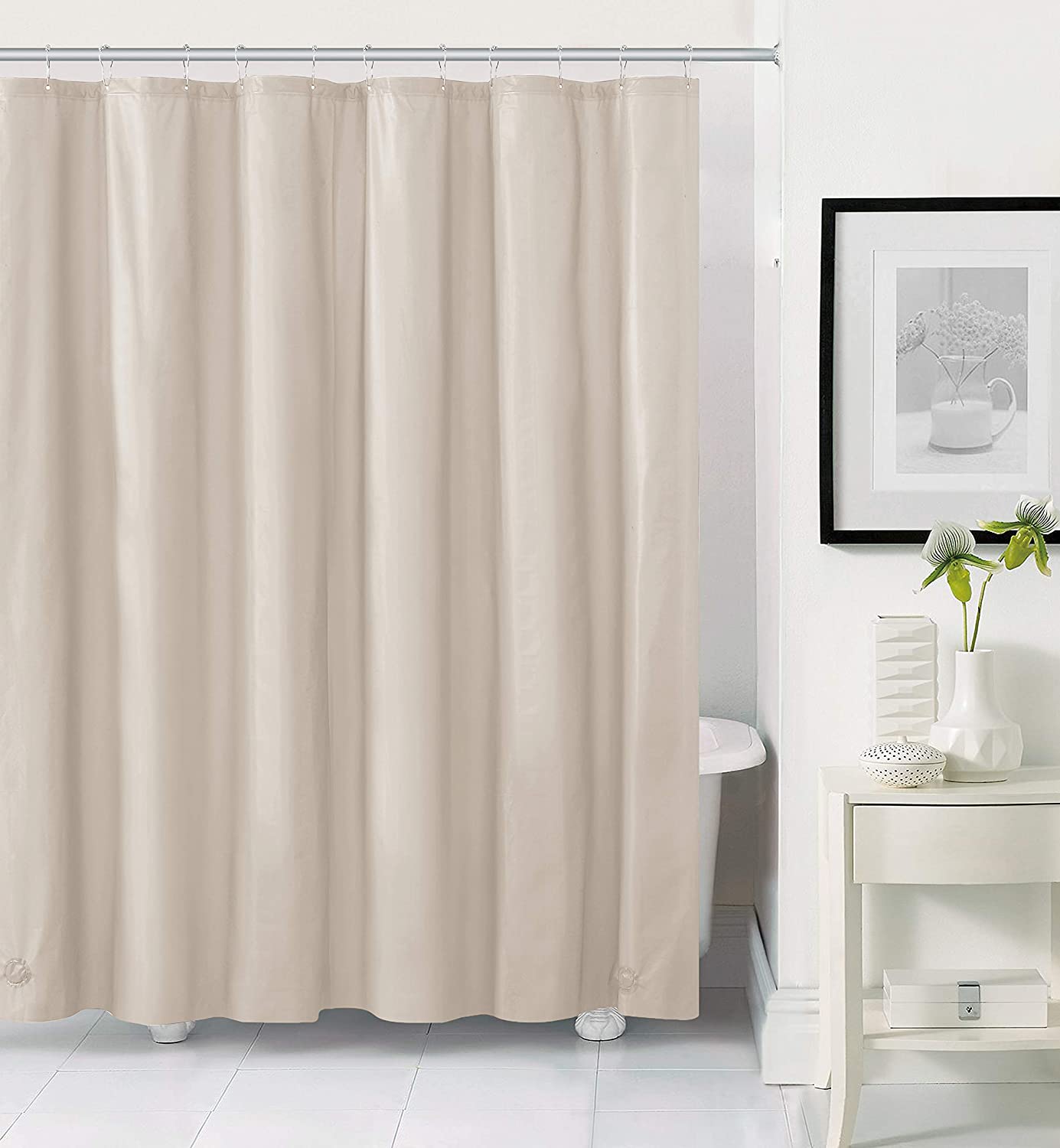 GoodGram Waterproof Odor-Free Shower Curtain Liner