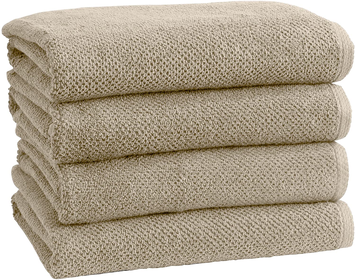 Great Bay Home Quick-Dry Flat Woven Towel, 4-Pack