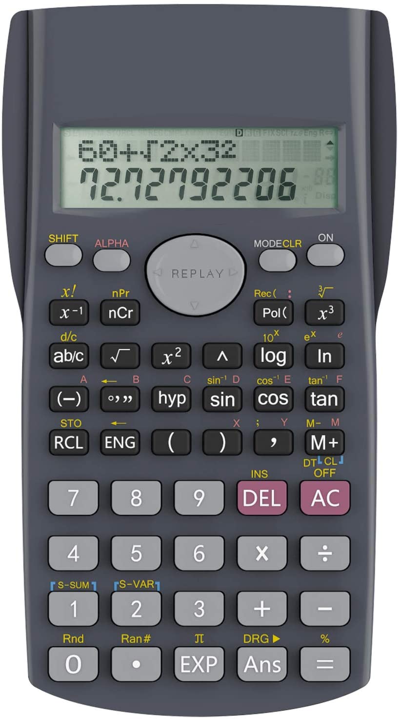 Helect Professional Widescreen Scientific Calculator