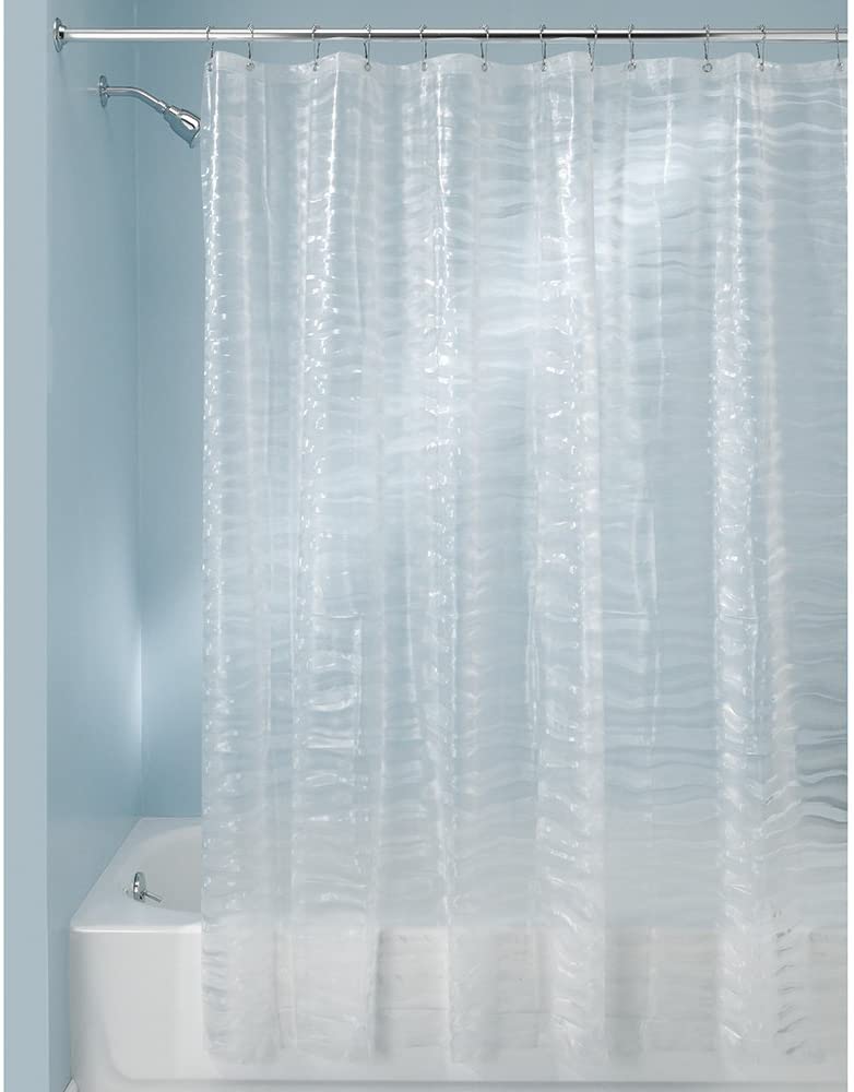 iDesign Waterproof Eco-Friendly Shower Curtain Liner
