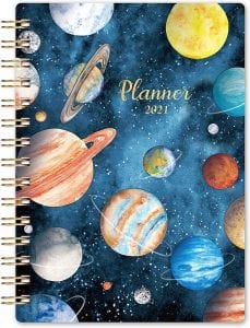 Journaltastic 2021 Weekly & Monthly Hardcover Planner