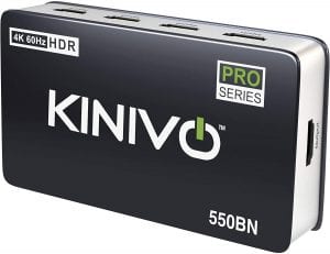 Kinivo 550BN 4K HDMI Switch With Remote, 5-Port