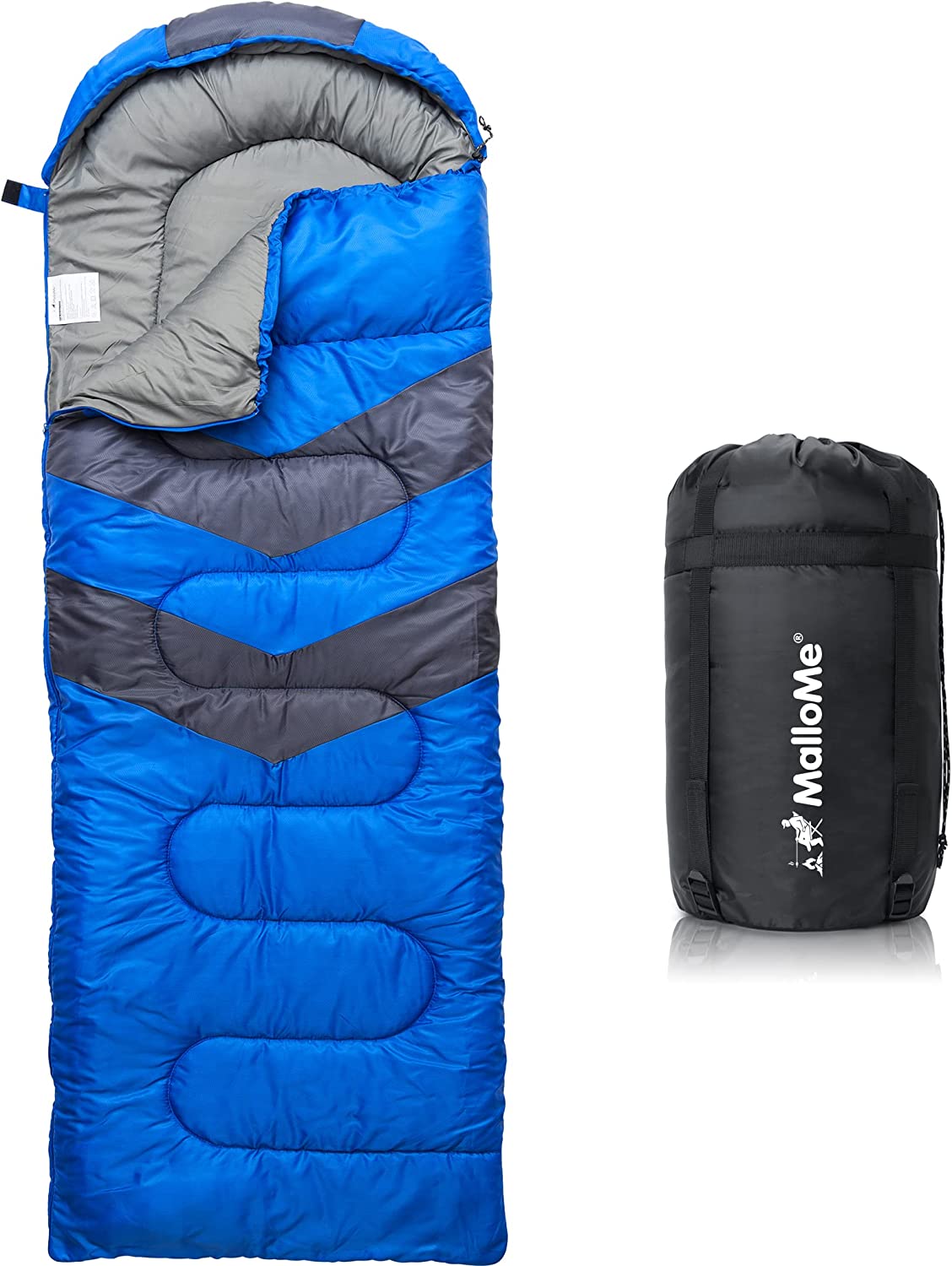 MalloMe 3-Season Lightweight Sleeping Bag For Adults